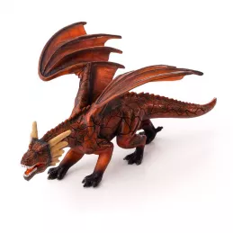 dragón de fuego con mandíbula móvil