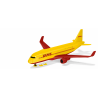 Avión de carga DHL con accesorios