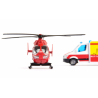 Ambulancia y helicóptero Mercedes-Benz