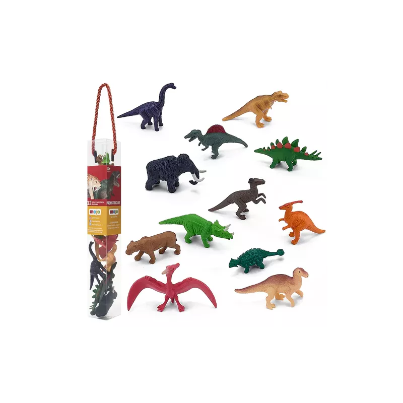 Set de juego de mini mundos de dinosaurios
