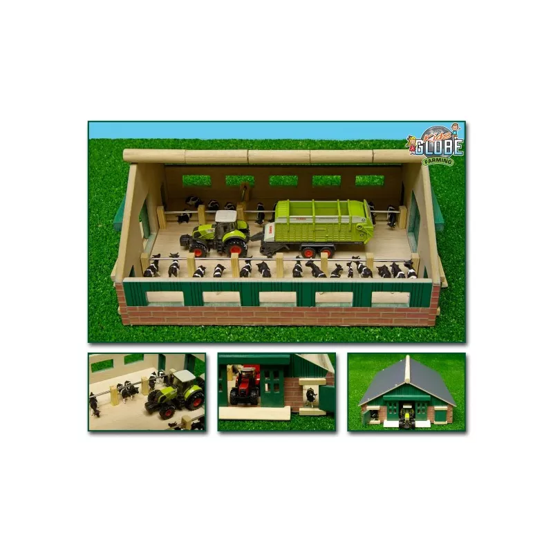 Establo de madera - escala 1:87