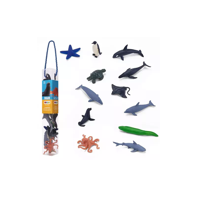 Set de juego de mini mundos de vida marina