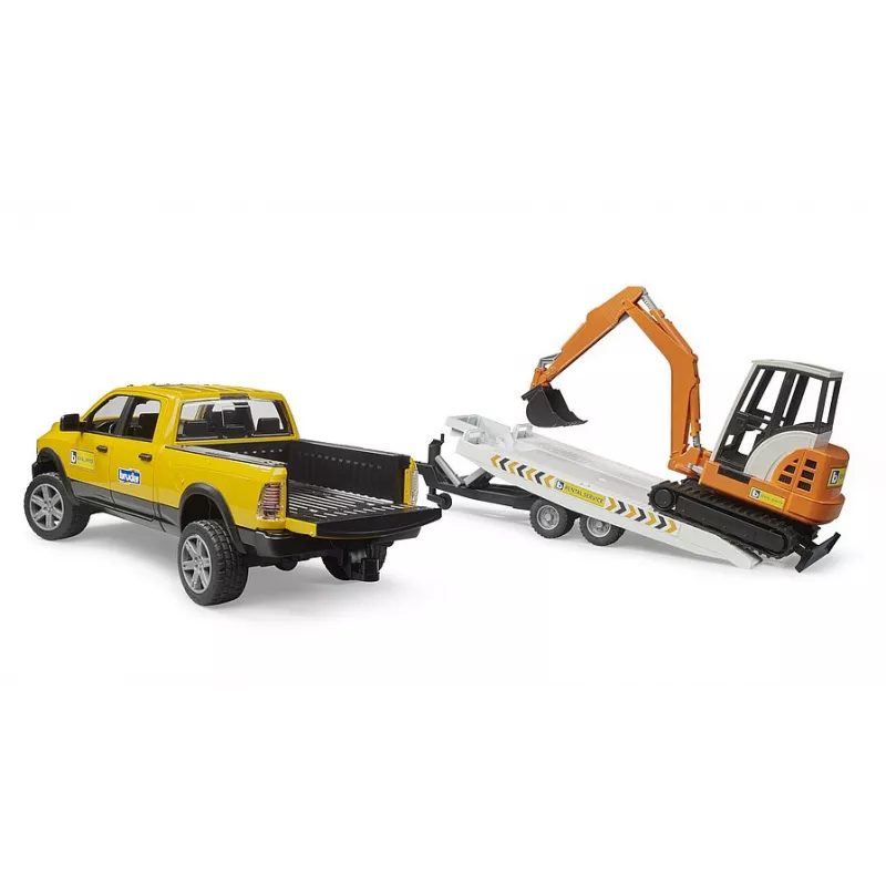 Servicio de alquiler de RAM con miniexcavadora