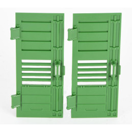 2 puertas laterales para camión de transporte de animales