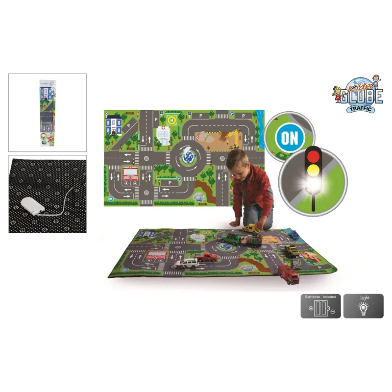 Alfombra con semáforos
