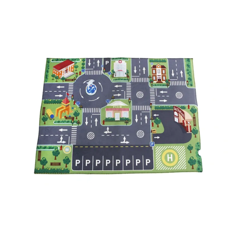 Alfombra con semáforos