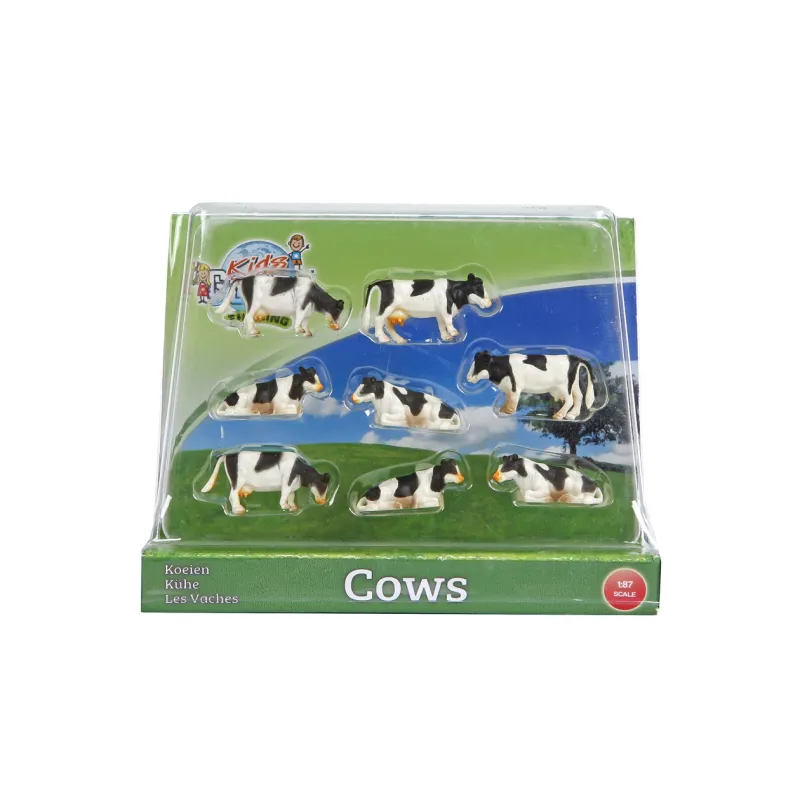 Kit Bovinos negros - escala 1:87
