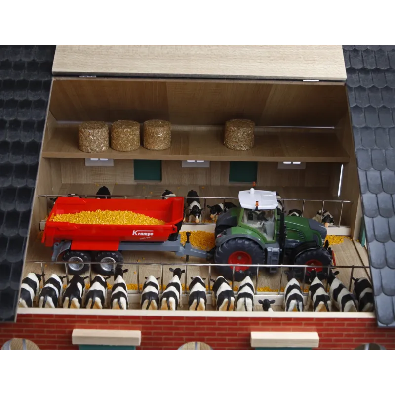 Granja con establos escala 1:32