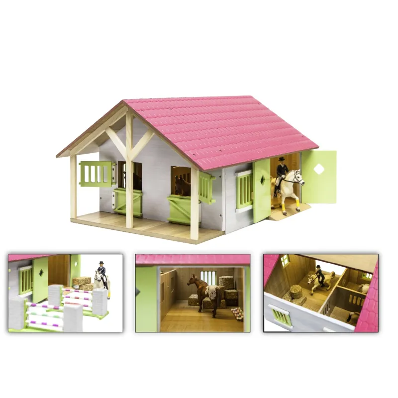 Establo rosa 2 compartimentos