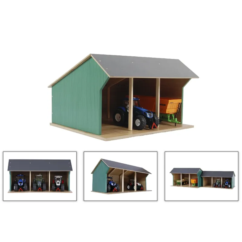 Cobertizo para tractor