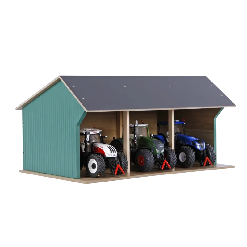 Cobertizo para tractor