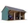 Cobertizo para tractor