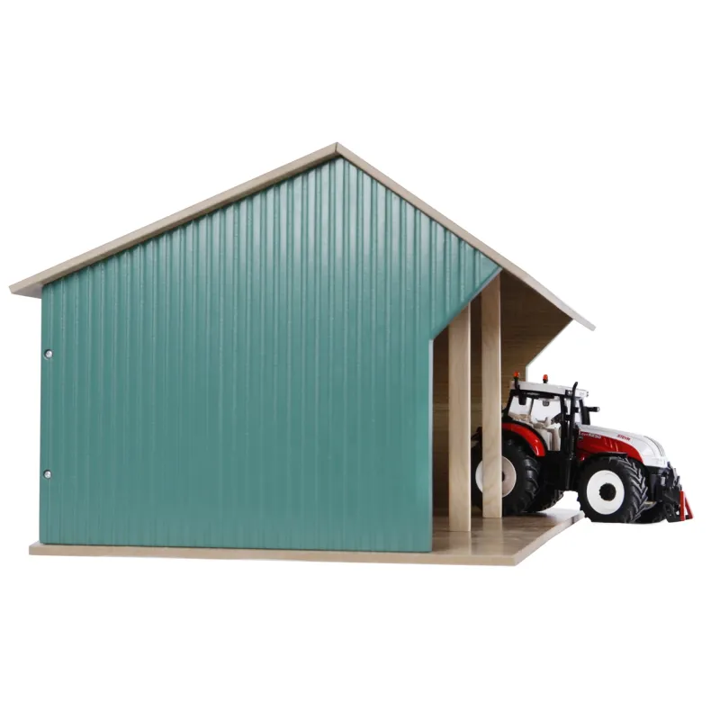 Cobertizo para tractor