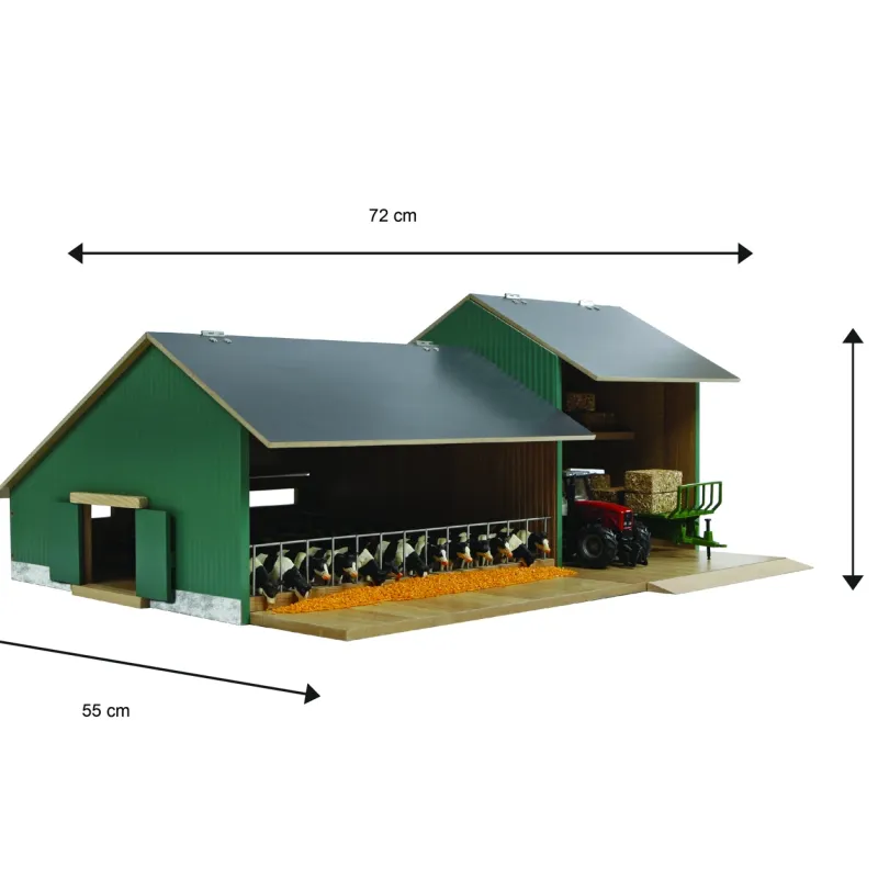 Establo con cobertizo