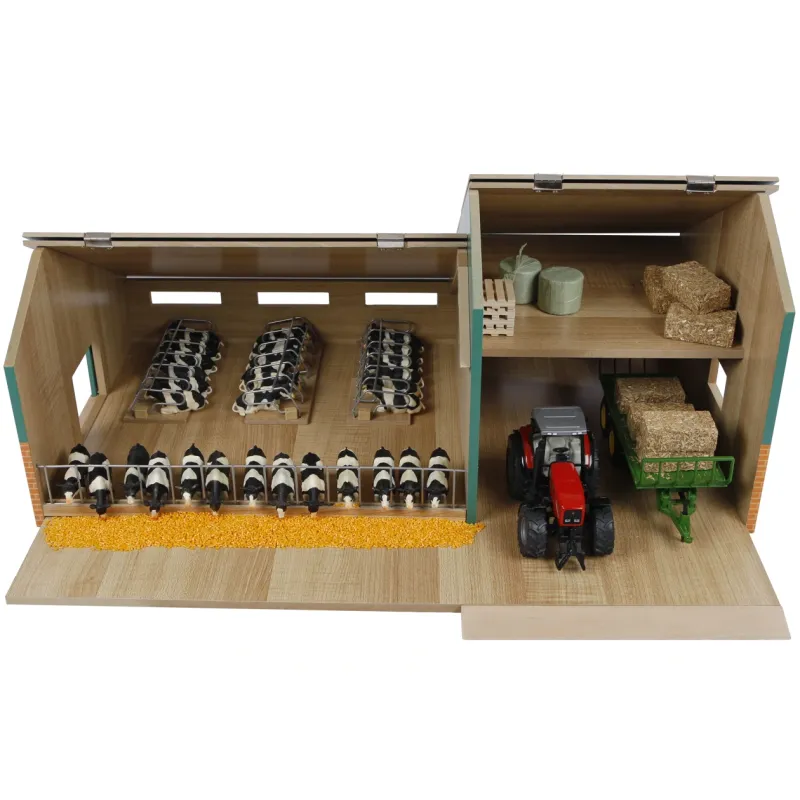 Establo con cobertizo