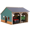 Hangar de madera para 2 tractores