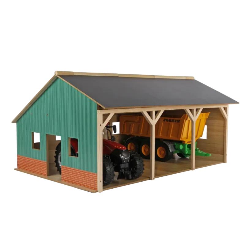 Hangar para 3 tractores - escala 1:16