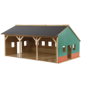 Hangar para 3 tractores - escala 1:16