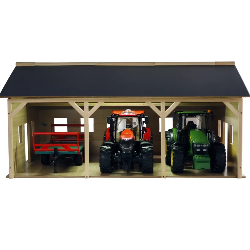 Hangar para 3 tractores - escala 1:16