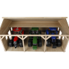 Hangar para 3 tractores - escala 1:16