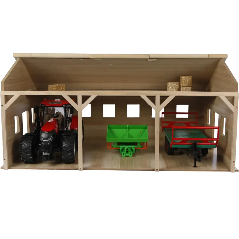 Hangar para 3 tractores - escala 1:16