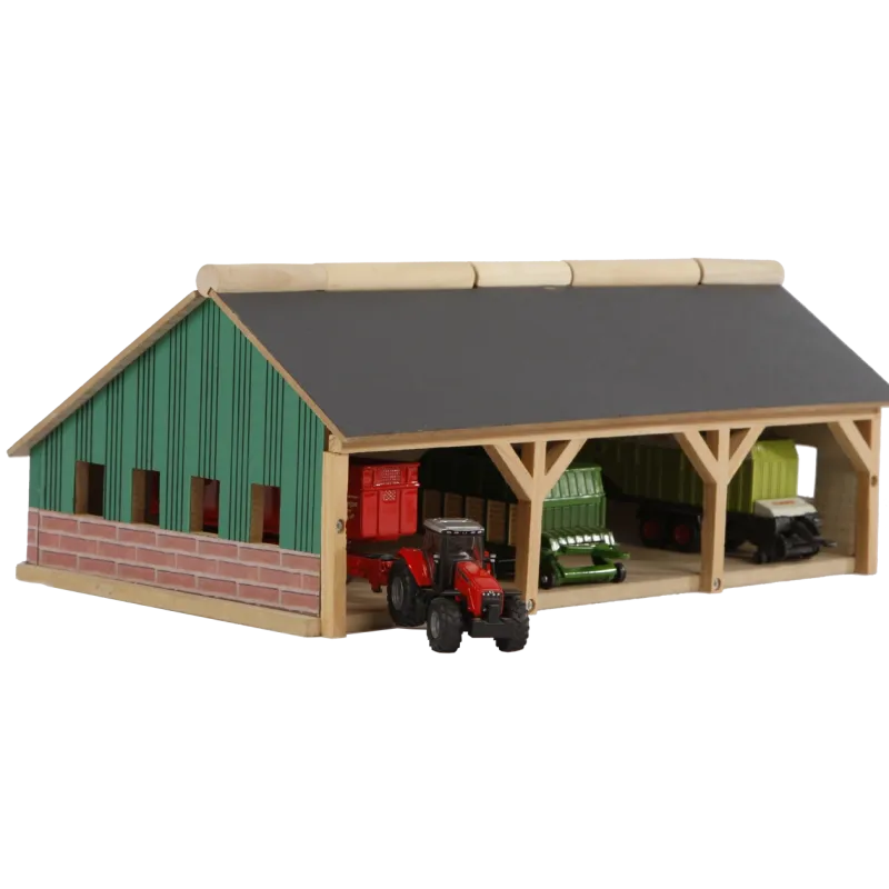 Hangar madera grande -escala 1:87