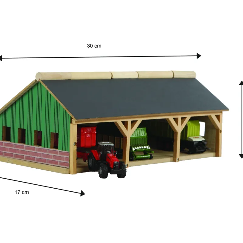 Hangar madera grande -escala 1:87