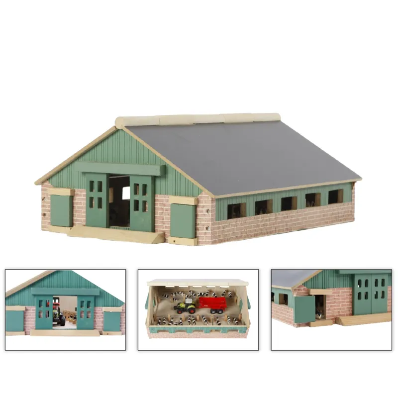 Establo de madera - escala 1:87