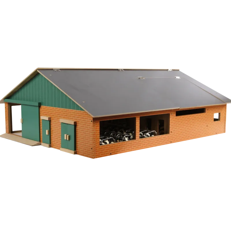 Establo con sala de ordeño - escala 1:32