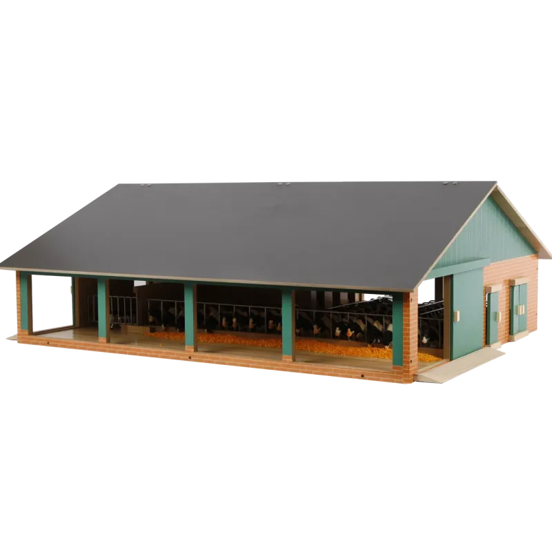 Establo con sala de ordeño - escala 1:32