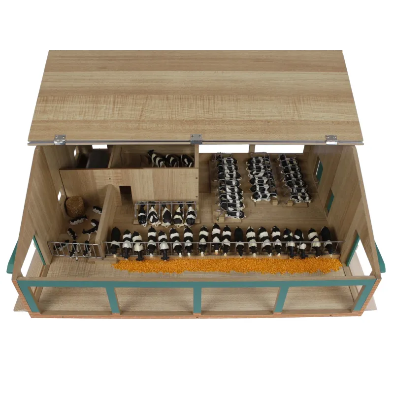 Establo con sala de ordeño - escala 1:32