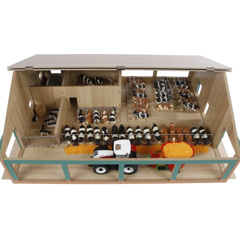 Establo con sala de ordeño - escala 1:32