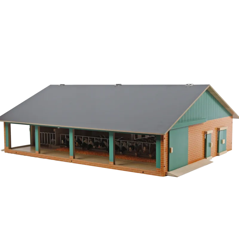 Establo con sala de ordeño - escala 1:32