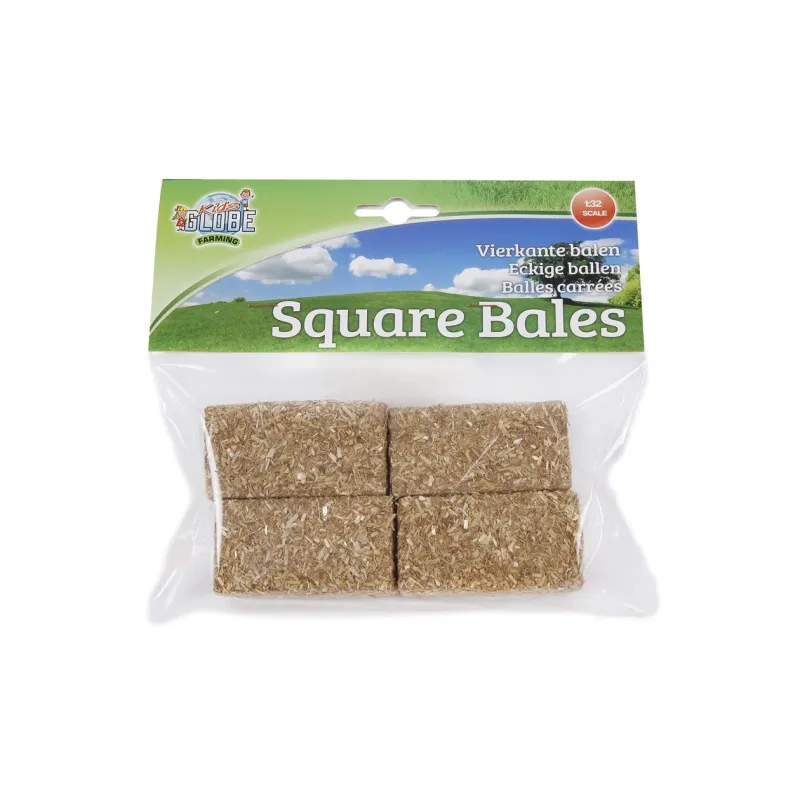 Pacas rectangulares 4 unidades - escala 1:32