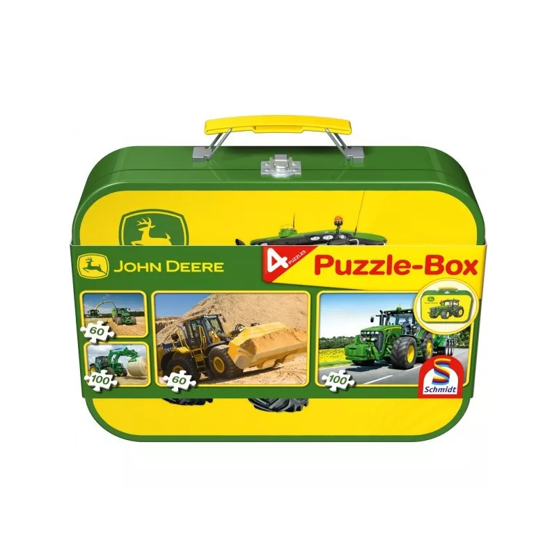 4 Puzzle caja - en una caja de metal