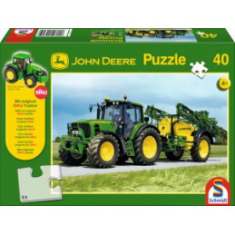 John Deere 6630 con el campo pulverizador puzzle