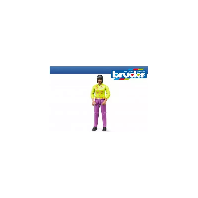 Mujer de piel morena - escala 1:16