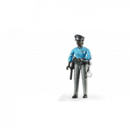 Mujer Policia de piel oscura con accesorios - escala 1:16