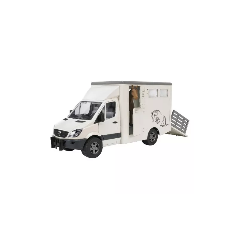 Coche MB para transporte caballo incluye un caballo - Escala 1:16