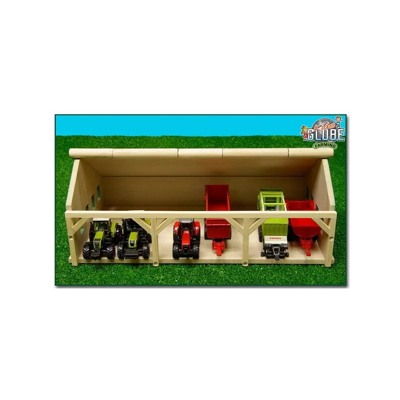 Hangar madera grande -escala 1:87