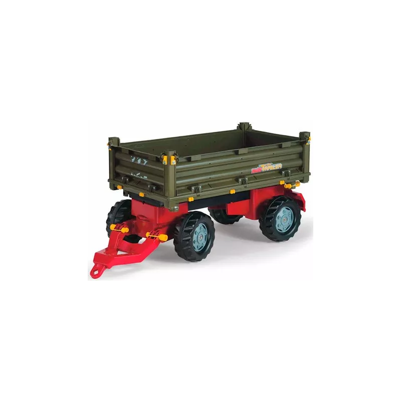 Remolque 2 ejes para tractor a pedales