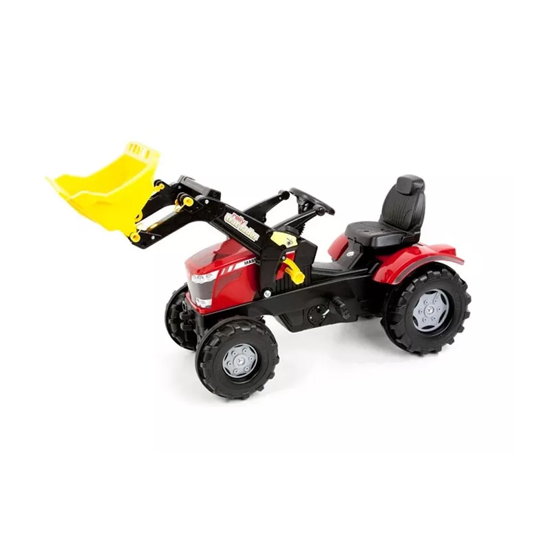 Tractor Massey Ferguson 8650 con pala a pedales