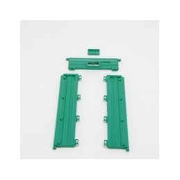 Placas laterales de tierra para eje tándem remolque