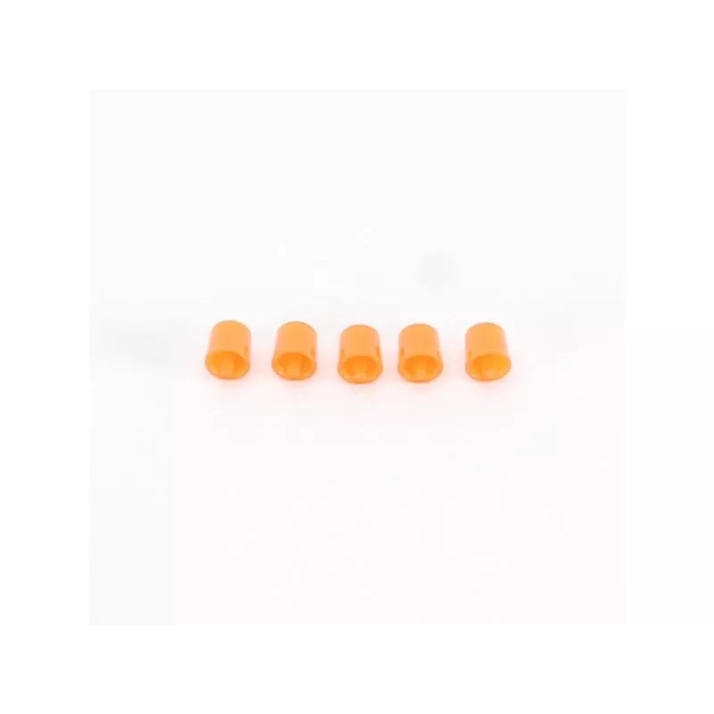 5 luces de emergencia de color naranja