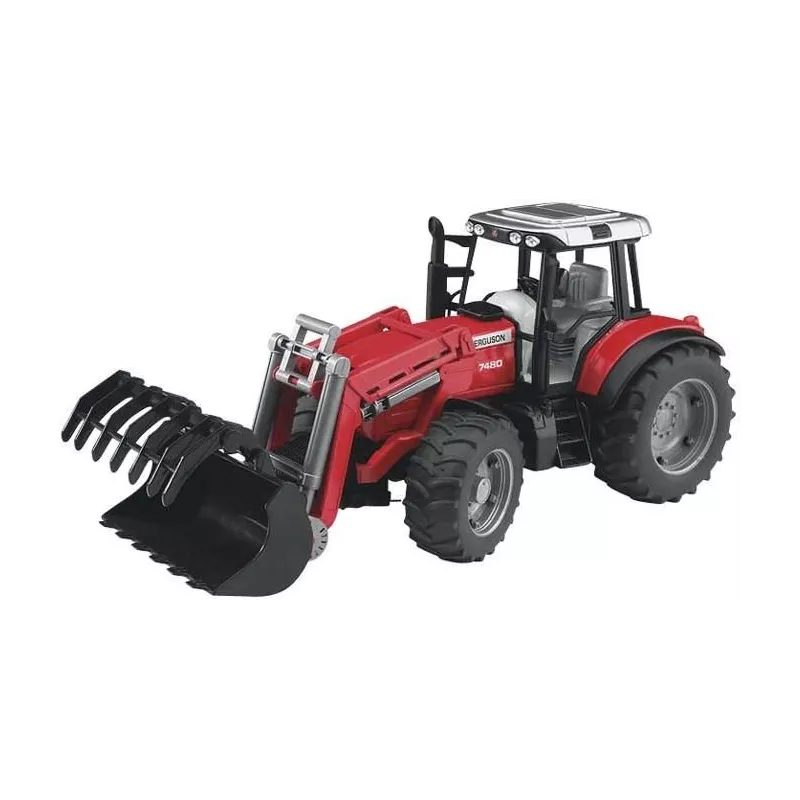 Massey Ferguson 7480 con pala
