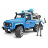 Land Rover Defender Station Wagon policía con muñeco escala 1:16