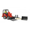 Schäffer Compact loader 2034 con figura y accesorios - escala 1:16