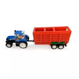NEW HOLLAND con remolque autocargador