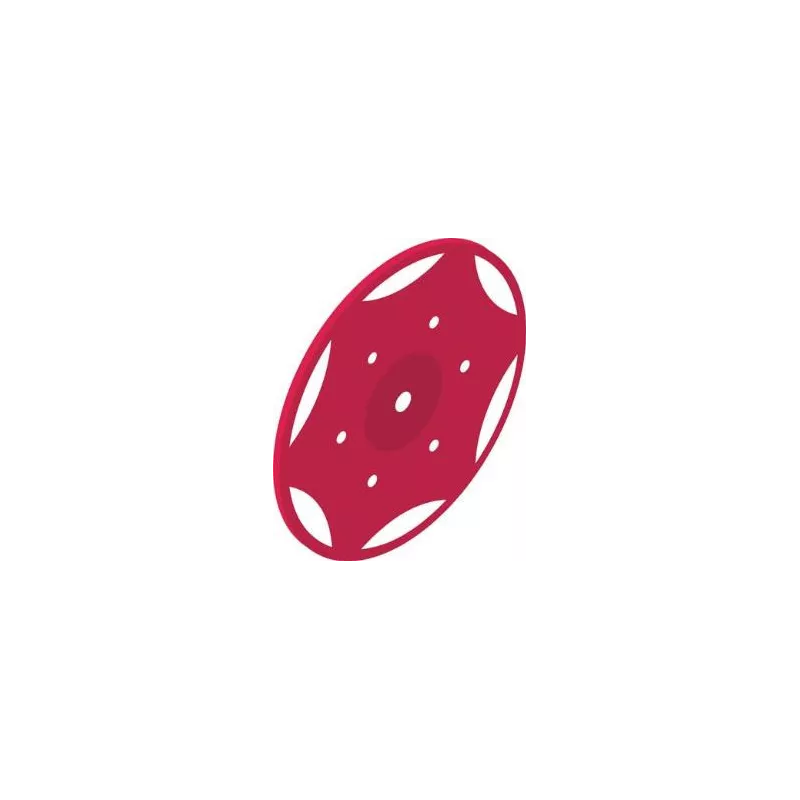 Llanta roja 160 Diametro