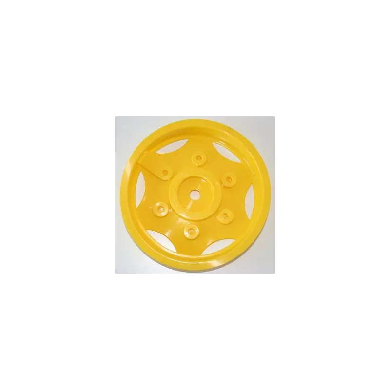 Llanta Amarilla ancha diametro 170